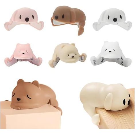 8 Pièces Coins De Meubles Silicone Souple, Protège Bord Autocollant pour Tables, Coin Table Protection Bebe,Coins Protection Angles (1/5)