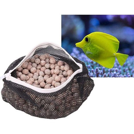 Média filtrant pour balles Bio, 1 Paquet de Filtre pour Aquarium Stabilisateur de qualité d'eau pour Balle Bio pour média filtrant pour Aquarium et étang (1/5)