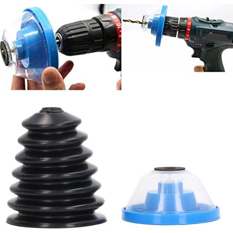 Housse anti-poussière pour perceuse/percussion, collecteur de poussière ABS pour outils électriques, bol de sciure