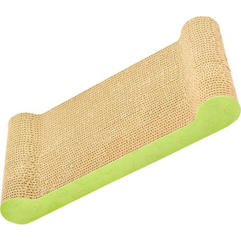 Griffoir/lit pour chat en forme d'os, résistant aux griffures, durable et confortable, en carton pour chats et chatons. (1/5)