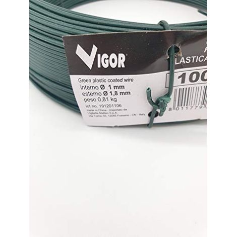 filo in ferro plasticato per legatura 1,8 mm 100 mt (1/3)