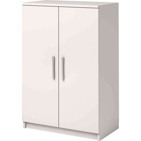 Armario Jupiter multiusos bajo en blanco. 60 cm(ancho) 90 cm(altura) 35.6 cm(fondo) (1/4)
