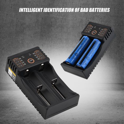 Liitokala Lii-202 USB-Akkuladegerät für 18650/18490/18350/17670/17500/16340 (RCR123) (1/5)