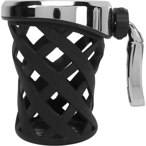 Porte-gobelet Léger du Support de Coupe de Moto et Polyvalent pour Aile Dorée GL1800 F6B 2018-2023 DCT Airbag, en Aluminium + Caoutchouc (Silver) (1/4)