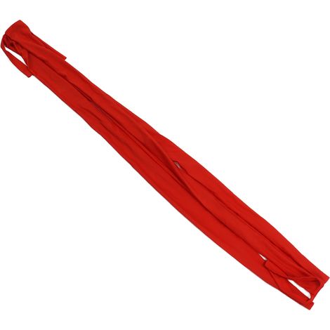 Sac de protection pour queue de cheval - Facilite le coiffage et préserve la propreté - Polyester, 3 gaines, couleur rouge (1/5)