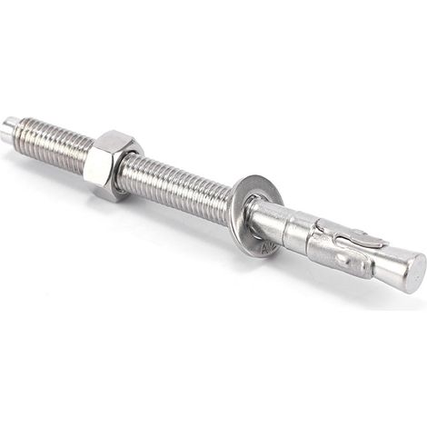 Lntyq Bolzenankerschraube langes Gewinde, - M20x180mm - 304 - für Beton, Stein (1/4)