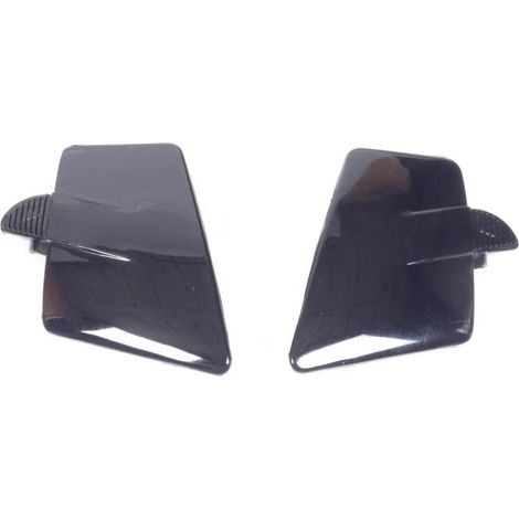 Paire caches latéraux casque Shark pour moto LP1500 Noir (1/3)