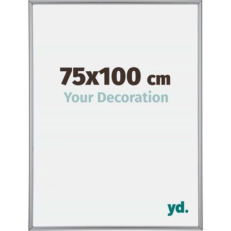 yd. - Cadre photo 75x100 - Argent Brillant - Plastique - Annecy