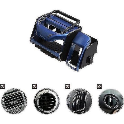Porte-gobelet/porte-bouteille à fixation par clip sur la grille d'aération de voiture Dww-car (1/2)