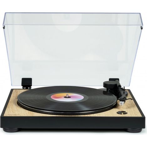 Thomson – Platine vinyle avec tête de lecture Audio-Technica AT3600L – Entraînement par courroie – Pré amplifié – Sortie RCA stéréo – Arrêt automatique 33/45 tours (1/5)