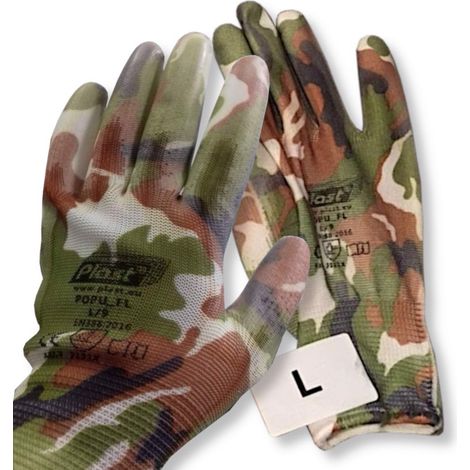 Guantes de trabajo Popu talla 9, 12 pares