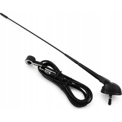 Autoantenne, verstellbarer Mast, Carcommerce-Schläger, 40 cm, Kabel, 190 cm (1/5)