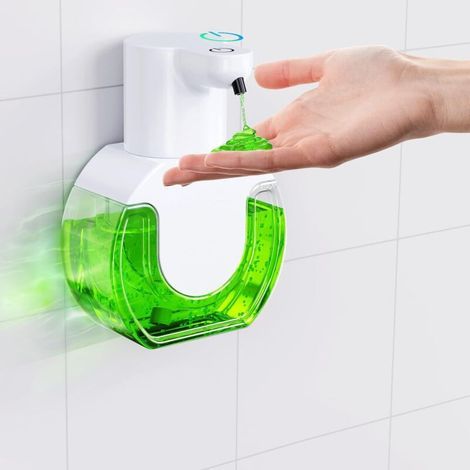 Automatic Soap Dispenser, Touchless Liquid Soap, 420ml, Automatic Liquid Soap Dispenser for Kitchen, with 4 Adjustable Soap Dispensing Levels (1/5)