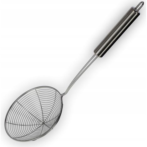 KADAX Schaumkelle, kleiner Durchschlag, Stahldurchschlag, Silber