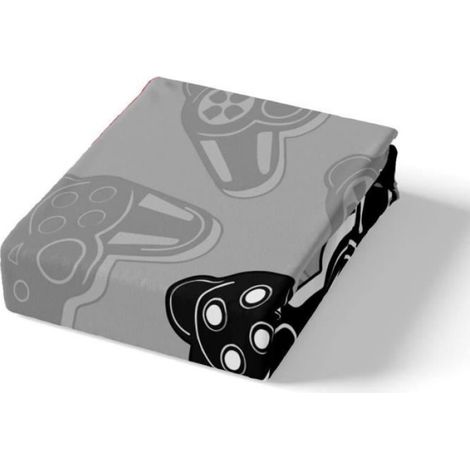 Housse de couette - Gamer - 220x240cm - Impression 3D - 3 pièces - Enfant (1/4)