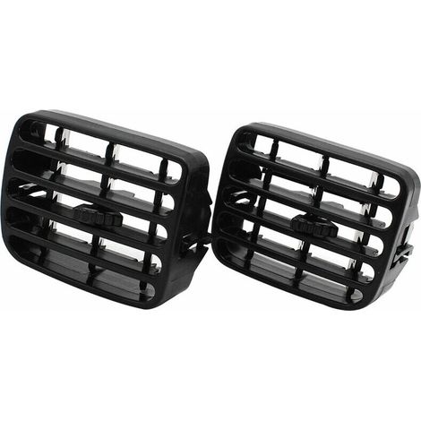 Couvercle De Calandre De Panneau D'Aeration De Voiture, Grille De Buse D'Aeration De Grille De Ventilation Adaptee Pour Renault Clio 1998-2006, Noir (1/5)
