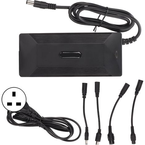 Chargeur de batterie de scooter électrique 42V 2A Adaptateur d'alimentation intelligent multifonction Chargeur 100240V Prise britannique (1/5)