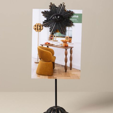 Porte Photo magnétique Ex Voto œil résine 26x10x10cm