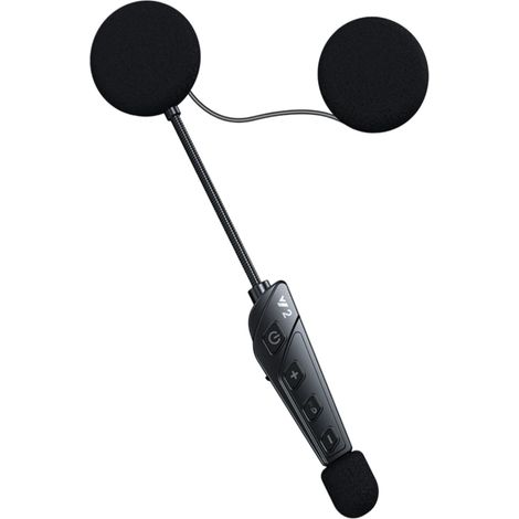 HK&HankeY2 - Casque Bluetooth pour moto, étanche et à réduction de bruit, prend en charge les appels mains libres/les rappels/la lecture de musique. (1/5)