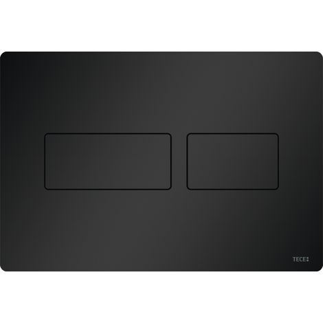 TECEsolid WC-Betätigungsplatte schwarz matt für Zweimengentechnik 9240416 (1/3)