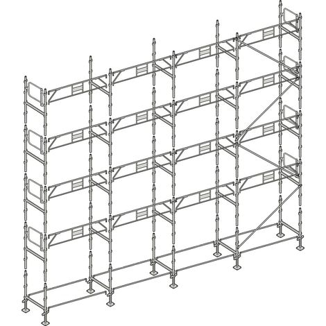 Échafaudage Altrad Façadier 130 m²