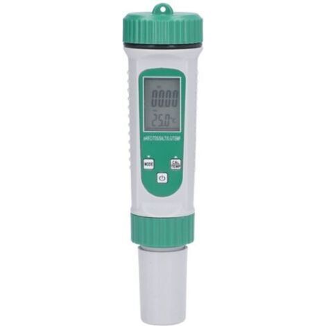 Testeur de Qualité de l'Eau PH/EC/TDS/Sel/S.G/Temperature avec Éclairage Blanc - Précis et Fiable pour un Contrôle Facile - Expédié sans Batterie - (1/5)