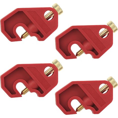 4 Pièces Bloque Disjoncteur, Verrouillage de Disjoncteur pour Protection de Sécurité Électrique (1/5)