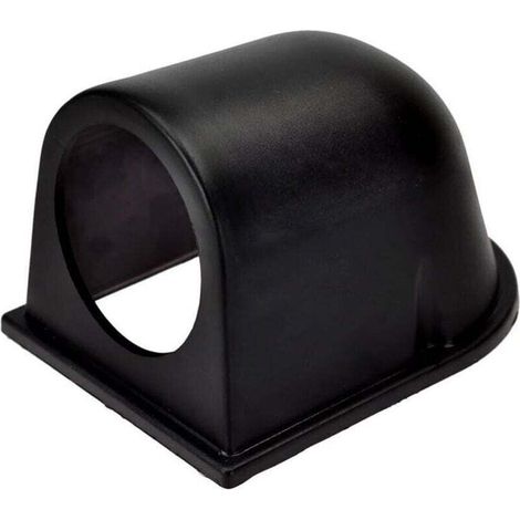 Staffa di montaggio da 52 mm (2") per indicatore, foro singolo, cruscotto, plastica ABS per auto - Crezuo