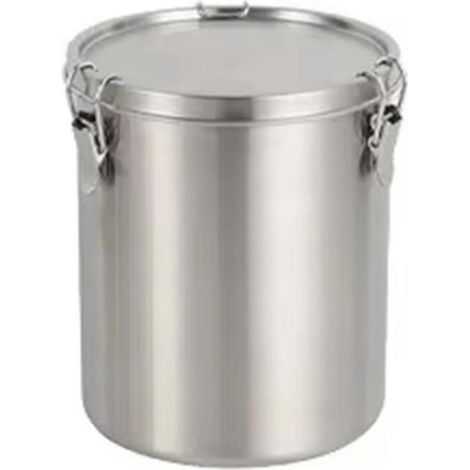 Reservoir - Acier Inoxydable - Pour Stockage Cereales Cafe Sucre The Noix - 1 Unite (1/5)
