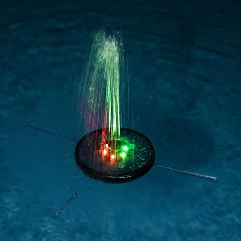 HI 70434 Solar Springbrunnen mit 6 bunten LEDs (1/5)
