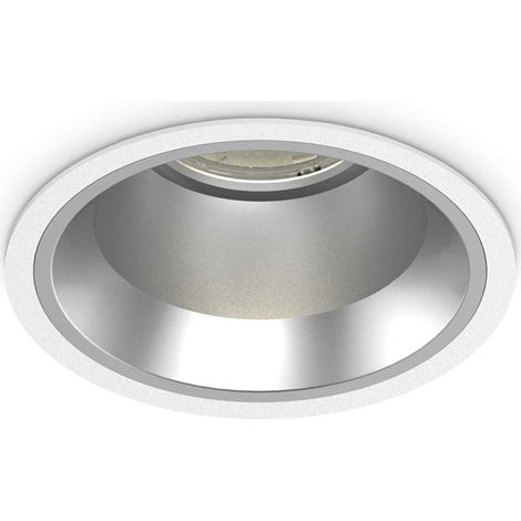 Faretto Incasso Off Alluminio Bianco Led 15W 4000K Luce Naturale (1/2)