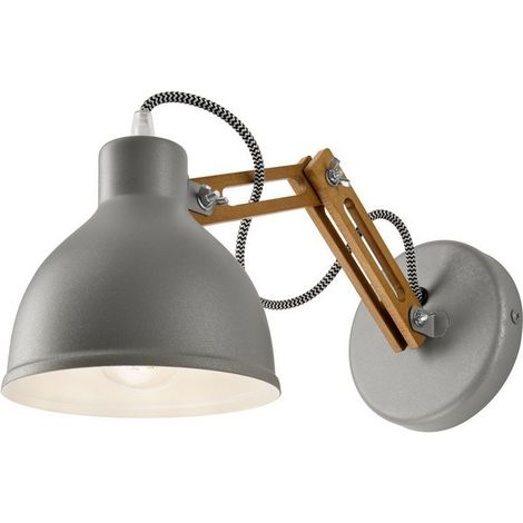 Lamkur Marcello Adjustable Dome Wandleuchte Rustikal, 1x E27 (1/5)