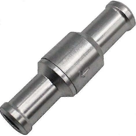 Clapet anti-retour unidirectionnel en ligne de 10 mm pour carburant, eau, gaz, air et vide, vanne en aluminium (1/5)