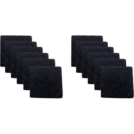 Filtre à charbon pour poubelle domestique, désodorisant, élimine les odeurs, filtre anti-odeurs, coton désodorisant pour poubelle de cuisine, lot de 12 (1/5)