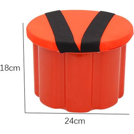 Portable Jardinage Tabouret Jardinage Coussin Chaise Agriculteurs Chaise Banc Chaise siège siège de Travail pour la pêche à l'extérieur de la Ferme, 18cm Plastique (1/4)