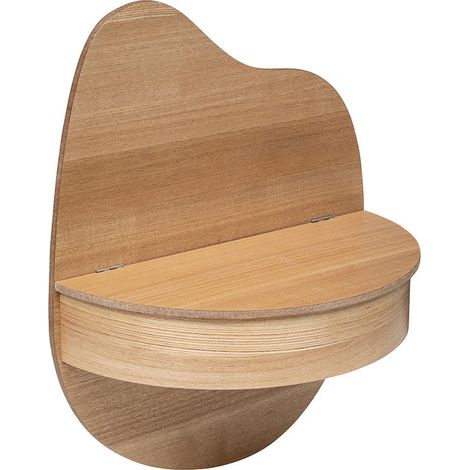 Atmosphera – Étagère murale en MDF beige 39,5 x 20 x 49,5 cm – Charge maximale 2 kg – Design scandinave pour rangement moderne (1/6)