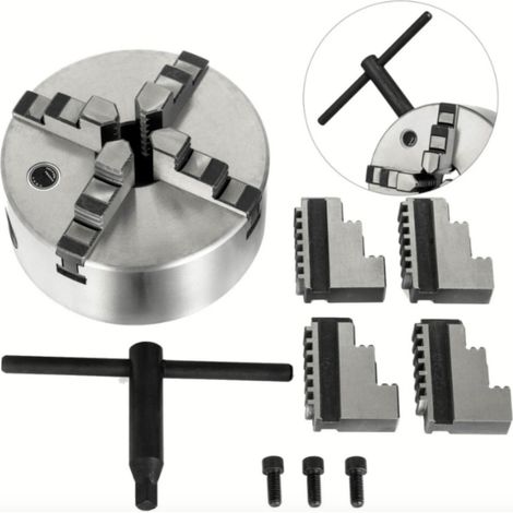 MANDRINO AUTOCENTRANTE 4+4 GRIFFE – Ø 160mm PER TORNIO