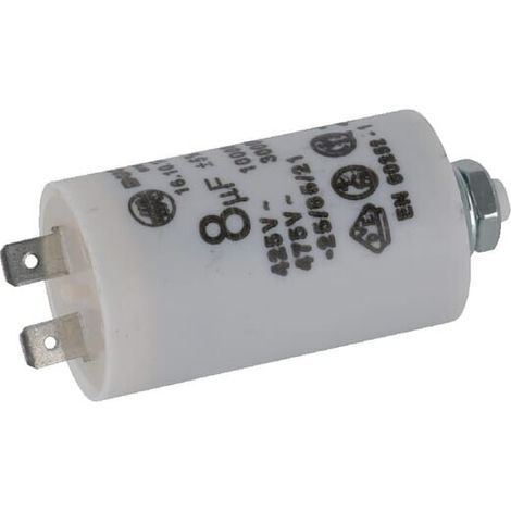 Condensador con terminal 8 碌F UNIVERSAL FGP013608