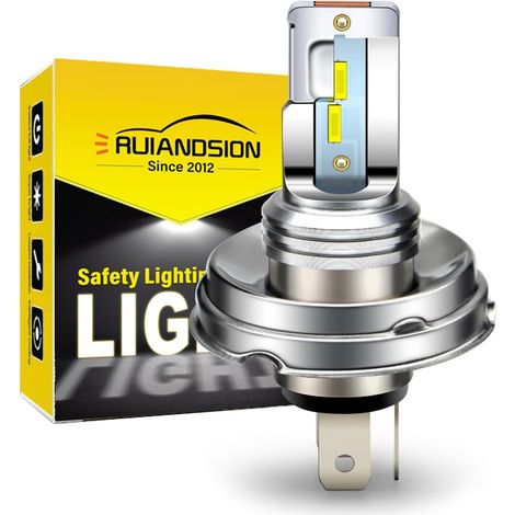 P45T H5 R2 LED Headlight Bulb White DC 10-30V CSP 4SMD LED Chipsets for Car Motorcycle Headlight (1/5)