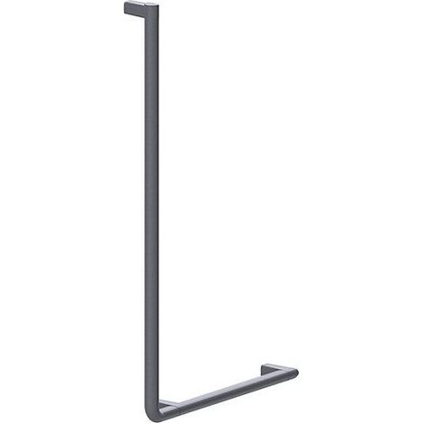 Poignée coudée Série Cavere en aluminium, anthracite métallisé 95, 950x500 mm, 90°, version gauche (1/2)