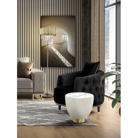 MESA AUXILIAR CANDY BLANCO-LATON (1/3)