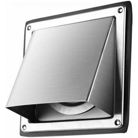 100mm Grille Aeration Grille Ventilation Grille de Ventilation Grille Hotte Inox (1/5)