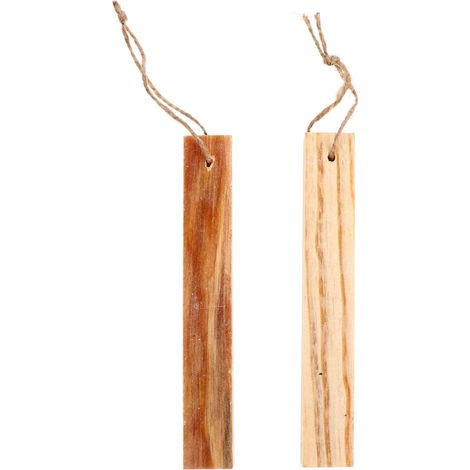 2 hölzerne Feueranzünder – robuste Anzünder, unverzichtbar zum Wandern, Grillen, für Lagerfeuer im Freien und zum Überleben beim Camping.