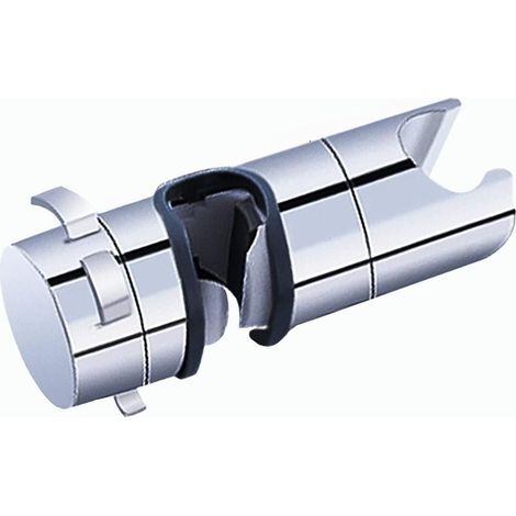 Support de pommeau de douche – barre de levage de rechange réglable en ABS chromé. Remplace la douchette standard. Chrome (18-25 mm) (1/5)