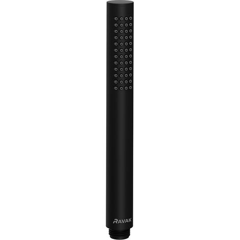 Ravak Chrome - Alcachofa de ducha, 1 chorro, negro mate X07P573 (1/5)