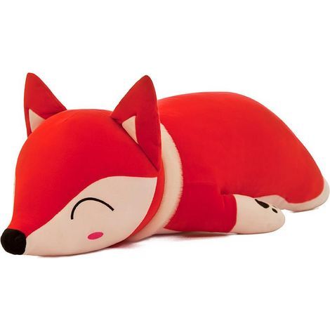 Kawaii Fuchs Plüschkissen 50 cm, weiches Stofftier für Mädchen, Jungen und Kinder, ideales Geburtstagsgeschenk (1/5)