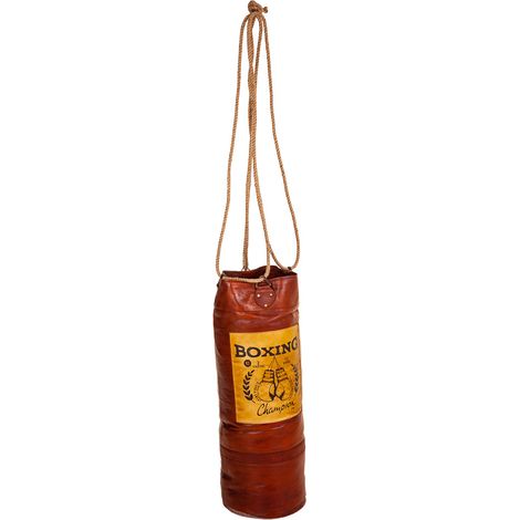 Saco de boxeo de piel 25x25x76