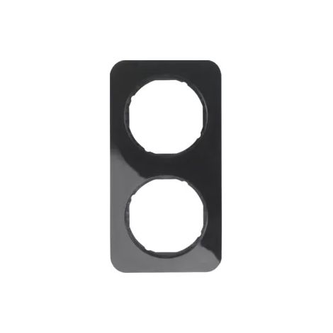 Berker Rahmen M310122145 schwarz glaenzend (1/2)