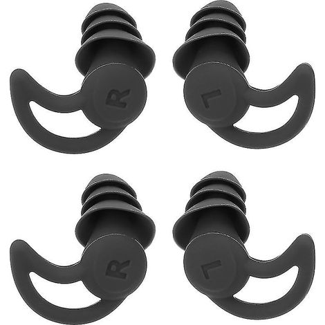 2 paires de bouchons d'oreille antibruit