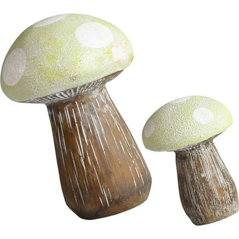 Pilzfiguren Pilzmodell Aus Kunstharz Gartenornament Deko